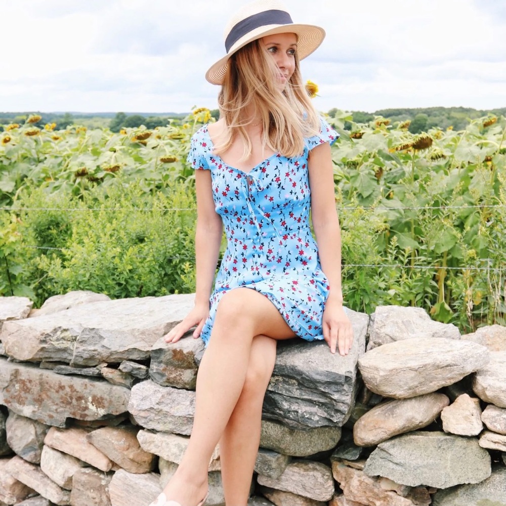 BB Dakota La Femme Floral Mini Dress